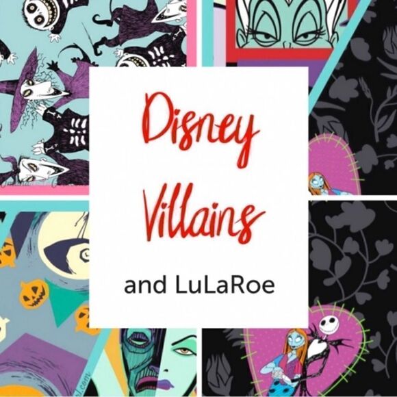 LuLaRoe Women’s XS Randy Baseball Tee Disney Villains Raglan Sleeves Loungewear - Picture 15 of 16